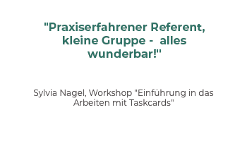 Quelle: Bildungswerk der Erzdiözese Freiburg Zitate von Teilnehmenden des Bildungswerks